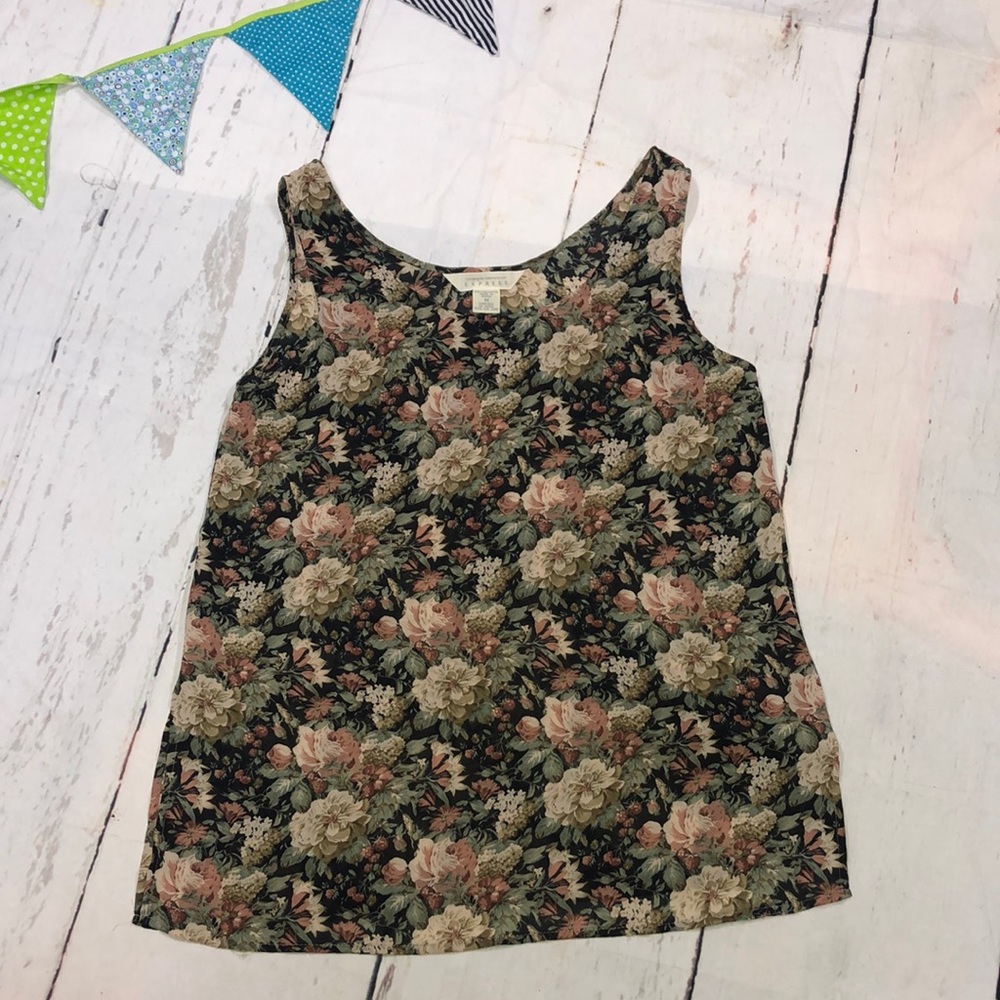 Express floral print tank top blouse